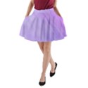 PURPLE SHADE A-Line Pocket Skirt View1