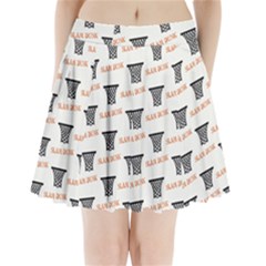 Slam Dunk Baskelball Baskets Pleated Mini Skirt by mccallacoulturesports