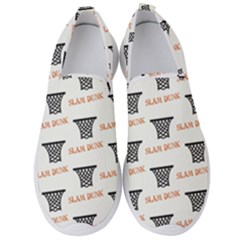 Slam Dunk Baskelball Baskets Men s Slip On Sneakers by mccallacoulturesports