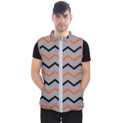 Basketball Thin Chevron Men s Puffer Vest by mccallacoulturesports