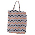 Basketball Thin Chevron Giant Grocery Tote View2