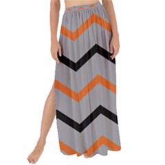 Basketball Thin Chevron Maxi Chiffon Tie-up Sarong by mccallacoulturesports