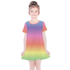 Rainbow Shades Kids  Simple Cotton Dress by designsbymallika