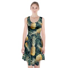 Pattern Ananas Tropical Racerback Midi Dress by kcreatif