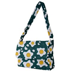 Wanna Have Some Egg? Full Print Messenger Bag (l) by designsbymallika