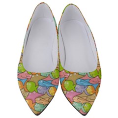 Fishes Cartoon Women s Low Heels by sifis