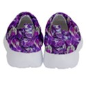 Botanical Violet Print Pattern 2 Kids  Velcro No Lace Shoes View4