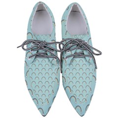 Pattern Arc En Ciel/nuages Women s Pointed Oxford Shoes by kcreatif