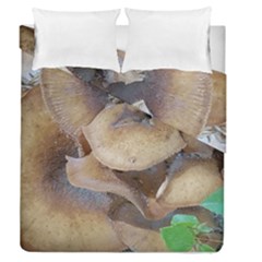 Close Up Mushroom Abstract Duvet Cover Double Side (queen Size) by Fractalsandkaleidoscopes