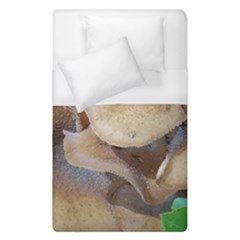 Close Up Mushroom Abstract Duvet Cover (single Size) by Fractalsandkaleidoscopes