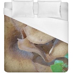 Close Up Mushroom Abstract Duvet Cover (king Size) by Fractalsandkaleidoscopes