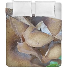 Close Up Mushroom Abstract Duvet Cover Double Side (california King Size) by Fractalsandkaleidoscopes