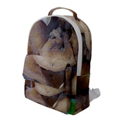 Close Up Mushroom Abstract Flap Pocket Backpack (large) by Fractalsandkaleidoscopes