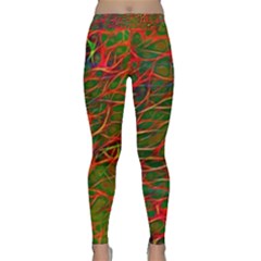 Background Pattern Texture Classic Yoga Leggings by HermanTelo