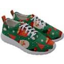 Colorful Funny Christmas Pattern Mens Athletic Shoes View3