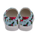 Colorful Funny Christmas Pattern Women s Canvas Slip Ons View4