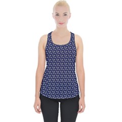 Grey Star Navy Blue Piece Up Tank Top by snowwhitegirl