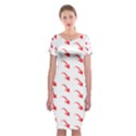 Create Your Own Custom Online Full Print Blank Template Classic Short Sleeve Midi Dress View1