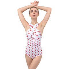 Create Your Own Custom Online Full Print Blank Template Cross Front Low Back Swimsuit by startdesign