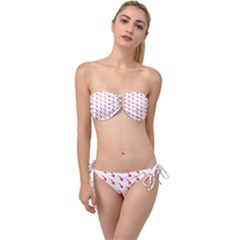 Create Your Own Custom Online Full Print Blank Template Twist Bandeau Bikini Set by startdesign