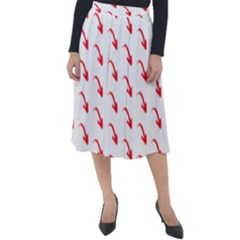 Create Your Own Custom Online Full Print Blank Template Classic Velour Midi Skirt  by startdesign