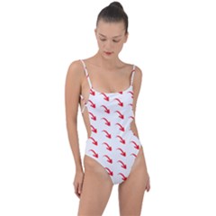 Create Your Own Custom Online Full Print Blank Template Tie Strap One Piece Swimsuit by startdesign