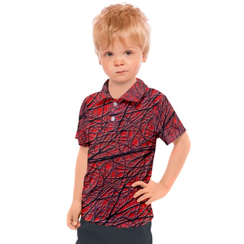 Neurons Cells Train Link Brain Kids  Polo Tee by HermanTelo