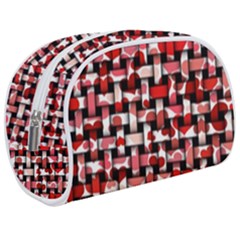 Background Red Summary Makeup Case (medium) by HermanTelo