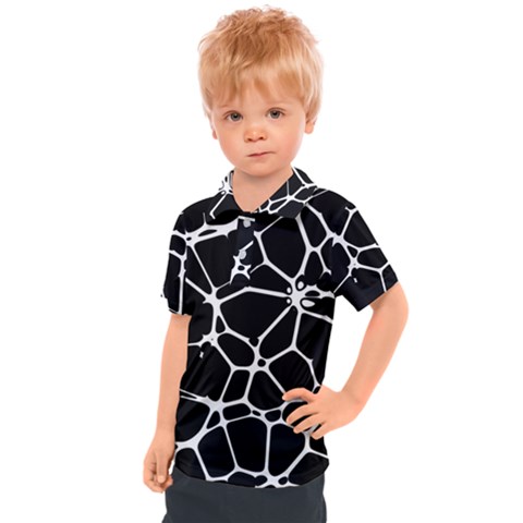 Neurons Braid Network Wattle Yarn Kids  Polo Tee by HermanTelo