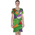 Vegetables Bell Pepper Broccoli Short Sleeve Nightdress View1