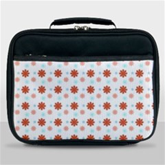 Background Flowers Multicolor Lunch Bag by HermanTelo