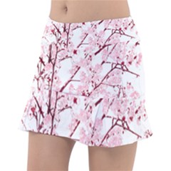 Fleurs De Cerisier Tennis Skorts by kcreatif