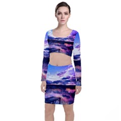 Photo Coucher Du Soleil Effet Galaxy Top And Skirt Sets by kcreatif