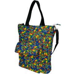 Clown World Pepe The Frog Honkhonk Meme Kekistan Funny Pattern Blue  Shoulder Tote Bag by snek