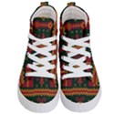 Knitted Christmas Pattern Kids  Hi-Top Skate Sneakers View1