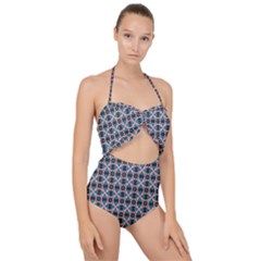 Df Alhambrine Cetta Scallop Top Cut Out Swimsuit by deformigo