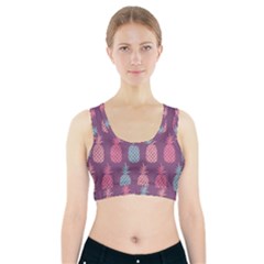 Pineapple Wallpaper Pattern 1462307008mhe Sports Bra With Pocket by Sobalvarro