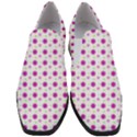 Background Flowers Multicolor Purple Women Slip On Heel Loafers View1