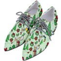 Colorful Funny Christmas Pattern Cartoon Women s Pointed Oxford Shoes View2