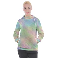 Pastel Mermaid Sparkles Women s Hooded Pullover by retrotoomoderndesigns