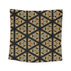 Pattern Stained Glass Triangles Square Tapestry (small) by HermanTelo