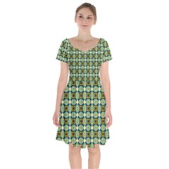 Df Kristian Noble Short Sleeve Bardot Dress by deformigo