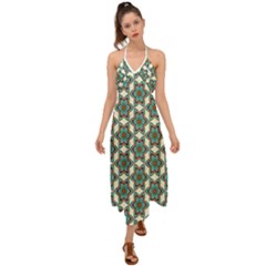 Df Tomomi Nao Halter Tie Back Dress  by deformigo