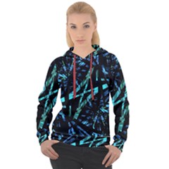 Modern Abstract Geo Print Women s Overhead Hoodie by dflcprintsclothing