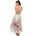 Fighting Golden Rooster  Backless Maxi Beach Dress View2