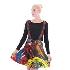 Parade Of The Planets 1 1 Suspender Skater Skirt by bestdesignintheworld