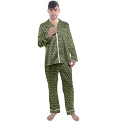 Df Lanika Men s Satin Pajamas Long Pants Set by deformigo