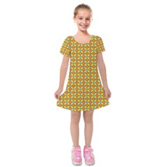 Df Madridejo Kids  Short Sleeve Velvet Dress by deformigo