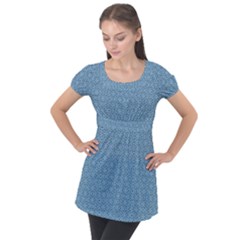 Df Normina Puff Sleeve Tunic Top by deformigo