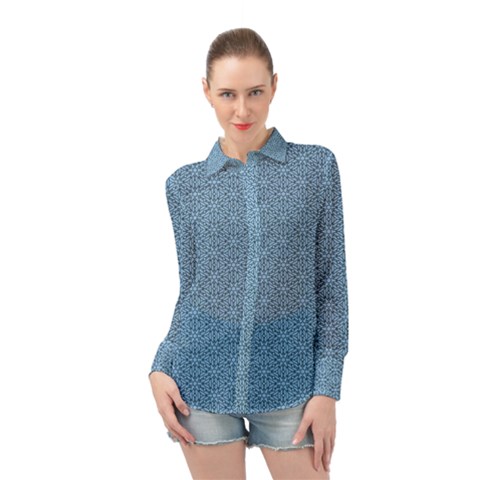 Df Normina Long Sleeve Chiffon Shirt by deformigo